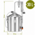 Convex Destilleerder set 30 Liter met 1 Tussenketel