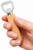 Houten authentieke flessenopener 14 cm