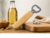 Houten authentieke flessenopener 14 cm