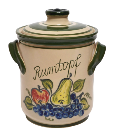 Rumtopf met fruitmotief 5 liter