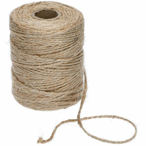 Jute touw 110 meter x 2 mm 250 gram