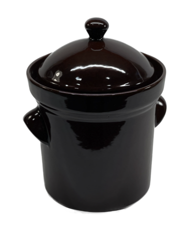 Zuurkoolpot 5 liter (Bruin/Buik model)