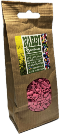 NABBI® BioBeads Rose colour 1000 pcs