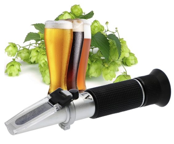 Refractometer voor bier