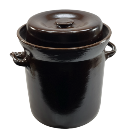 Zuurkoolpot bruin klassiek 5 liter