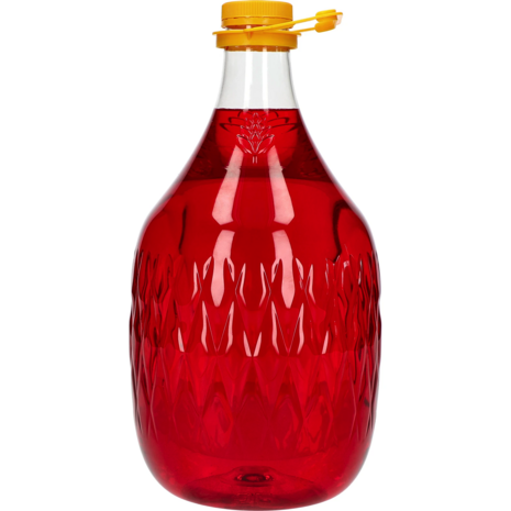 Kunststof gistingsfles 5 L met schroefdop en handvat