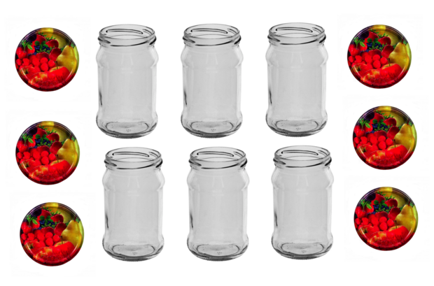 Jampotten 6x8 inclusief deksel