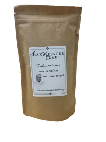 Bakmeester Claes  Traditionele Speculaas bakmix  250 gram
