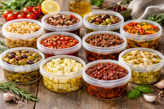 Ronde bakjes 300ml met deksel