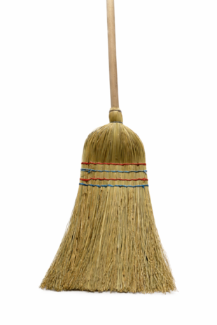 Rijststro bezem