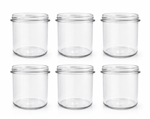 Glazenpotten 346 ml (6 stuks)