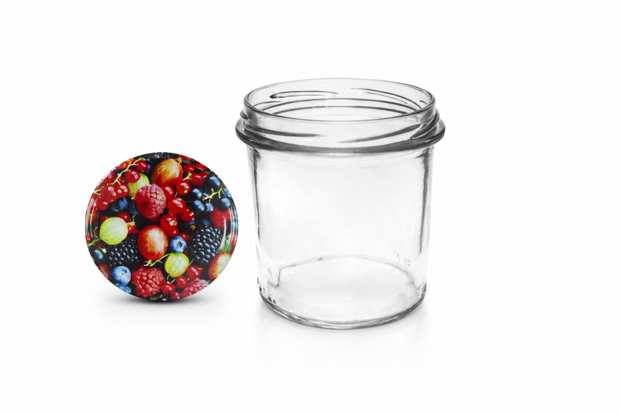 Jampotten 346 ml met twist-off deksel (bessen) 6 stuks
