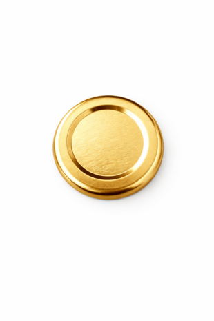 Twist-off deksel 43 mm goud 10 stuks