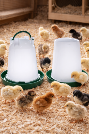 Kuiken drink en voersilo  1 liter