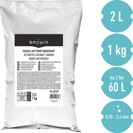 Kokos actieve kool 1 kg
