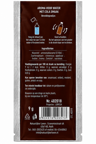 VSYPT COLA - Wateraromapoeder- 9g