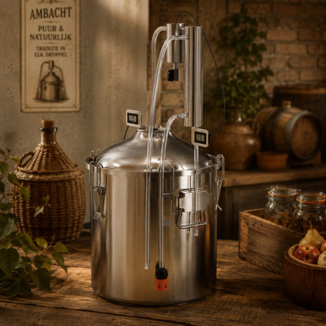 Convex Destilleerder set 30 Liter met 1 Tussenketel