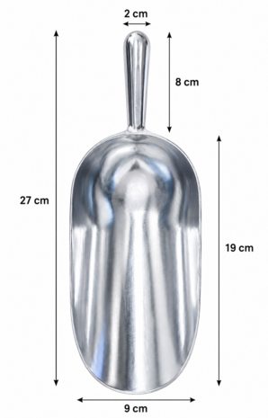 Doseerschep 27cm