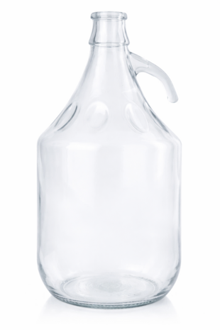 Gistingsfles 5 L met gebogen oor