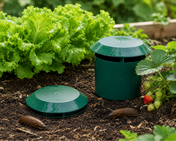 Slakkenval voor tuin &ndash; 2 stuks | Effectieve slakkenbestrijding zonder gif