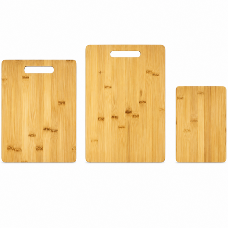 Snijplank set 3 delig Bamboe