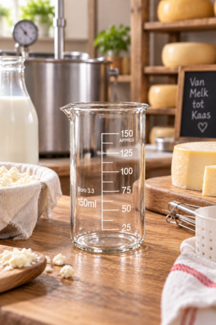 Bekerglas 150 ml Gegradueerd. hoog model Hittebestendig borosilikaat-glas