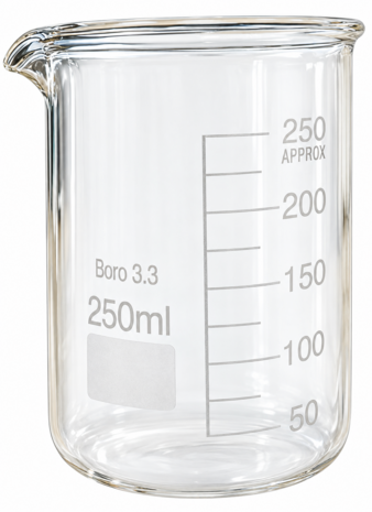 Bekerglas laag model 250 ml