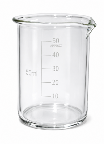 Bekerglas 50 ml Laag model hittebestendig borosilikaatglas