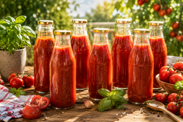 Sapfles met goudkeurige dop 1000 ml 6x