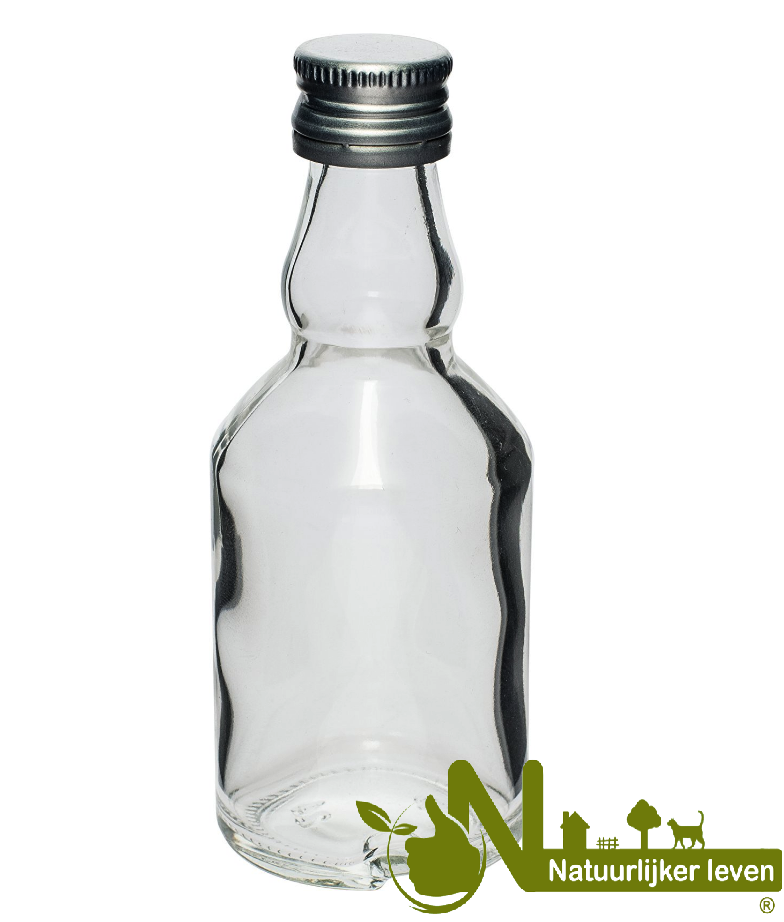 Mini Glasflasche Shotje 50ml (10 Stück)