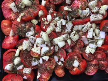 Tomatensauce aus gerösteten Tomaten