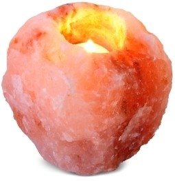 Salzstein Teelichthalter