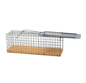 Rattenkäfig mit Holzboden