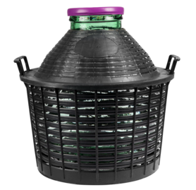  Fermentationsflasche 34 Liter mit großer Öffnung + Korb