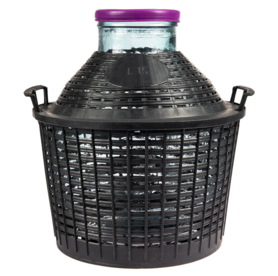  Fermentationsflasche 15 Liter mit großer Öffnung + Korb