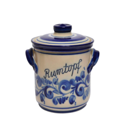 Rumtopf mit Blau-Grau motiv 3 Liter