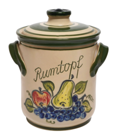 Rumtopf mit Fruchtmotiv 5 Liter