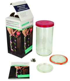 Weck Gär-Starter-Set, Einmachglas 1590 ml
