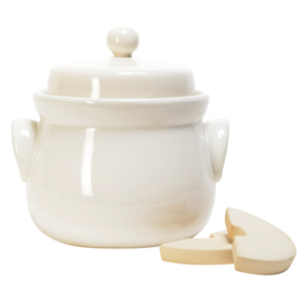 Mini-Gärtopf creme 1Ltr.