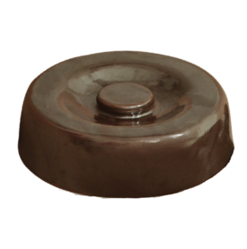 Brauner Deckel für 15 Liter Klassieke Gärtopf