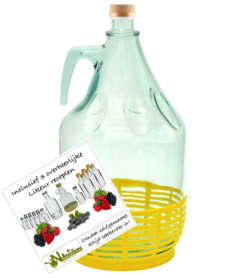 Gärflasche 5 L mit Schraubverschluss gerades Ohr