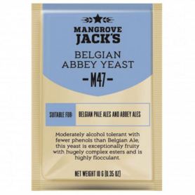 Trocken Bierhefe Belgian Abbey M47 - Mangrove Jack's Craft Series - 10 g