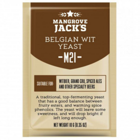 Trocken Bierhefe Belgian Wit M21 - Mangrove Jack's Craft Series - 10 g