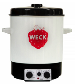 Weck Kessel emailliert mit Thermostat * automatisch *