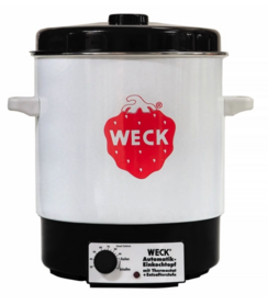 Weck Kessel emailliert mit Thermostat * halbautomatisch *