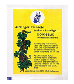  Trockenhefe Kitzinger Bordeaux für 50 l