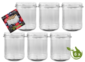 Marmeladengläser 346 ml (6 Stück)