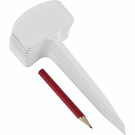 Pflanzenetiketten + Bleistift Mix 10+20 Stk