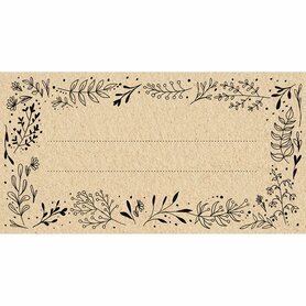 Selbstklebende Öko-Etiketten 85/45 mm - 20 Stk.