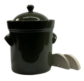 Gärtopf 10 liter (Oliv/Bauchmodell)